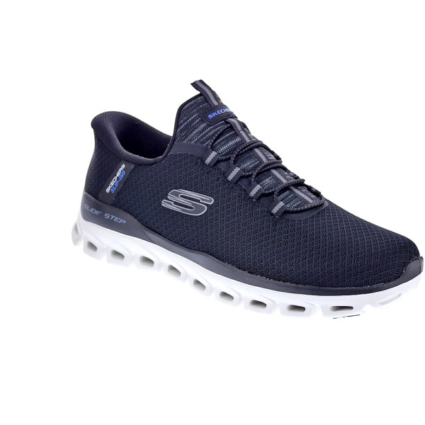 Zapatillas Skechers zapatos Hombre modelo Slip-ins Glide Step Negro Elástico