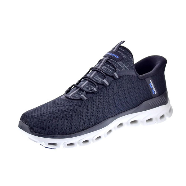Zapatillas Skechers zapatos Hombre modelo Slip-ins Glide Step Negro Elástico