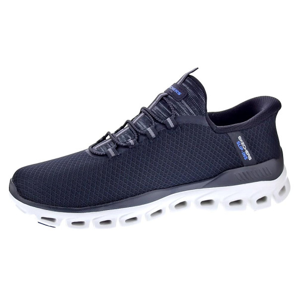 Zapatillas Skechers zapatos Hombre modelo Slip-ins Glide Step Negro Elástico