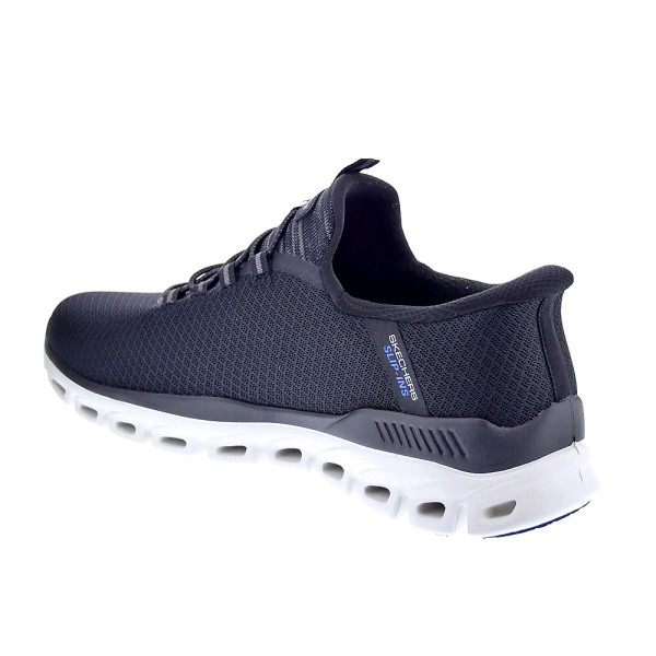 Zapatillas Skechers zapatos Hombre modelo Slip-ins Glide Step Negro Elástico