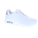 Zapatillas Skechers zapatos Mujer modelo Slip-ins Shimmer away Blanco Elástico