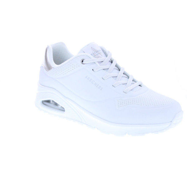 Zapatillas Skechers zapatos Mujer modelo Slip-ins Shimmer away Blanco Elástico