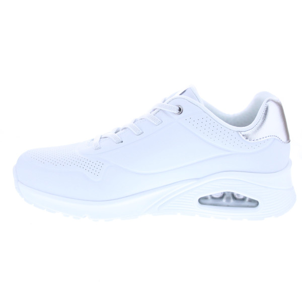 Zapatillas Skechers zapatos Mujer modelo Slip-ins Shimmer away Blanco Elástico