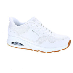 Zapatillas Skechers zapatos Mujer modelo Slip-ins Uno Blanco Elástico 2