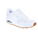 Zapatillas Skechers zapatos Mujer modelo Slip-ins Uno Blanco Elástico