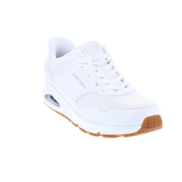 Zapatillas Skechers zapatos Mujer modelo Slip-ins Uno Blanco Elástico