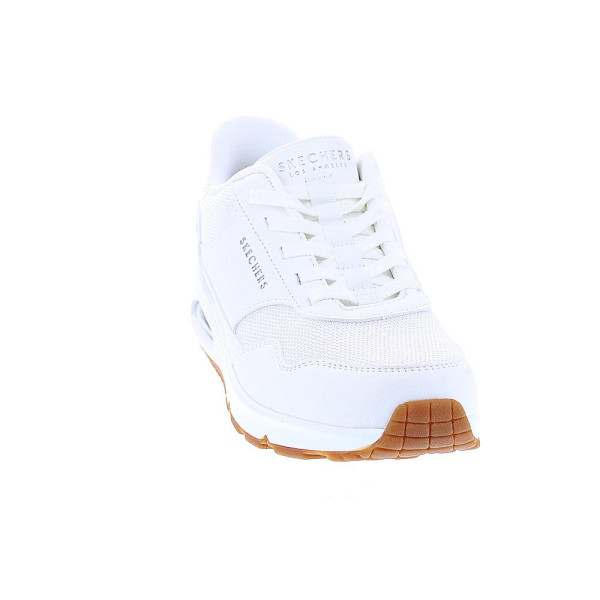 Zapatillas Skechers zapatos Mujer modelo Slip-ins Uno Blanco Elástico