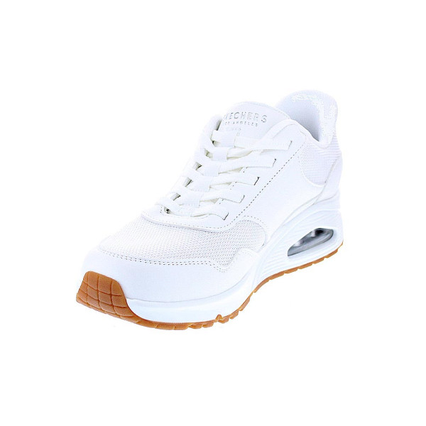 Zapatillas Skechers zapatos Mujer modelo Slip-ins Uno Blanco Elástico