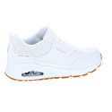 Zapatillas Skechers zapatos Mujer modelo Slip-ins Uno Blanco Elástico