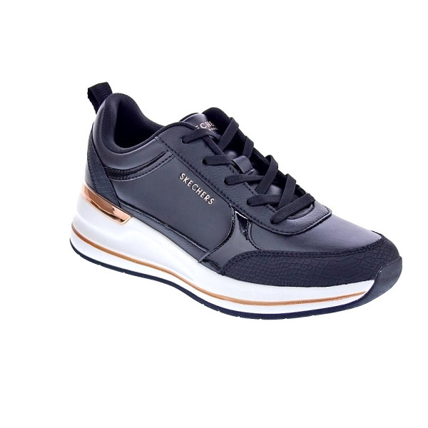 Zapatillas Skechers zapatos Mujer modelo Billion 2 Negro Cordón