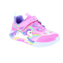 Zapatillas Skechers zapatos Niña modelo Luces Unicorn Chaser Rosa Velcro