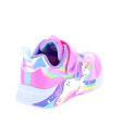 Zapatillas Skechers zapatos Niña modelo Luces Unicorn Chaser Rosa Velcro