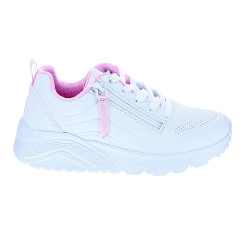 Zapatillas Skechers zapatos Niña modelo Uno Lite 310387L Blanco Cordón