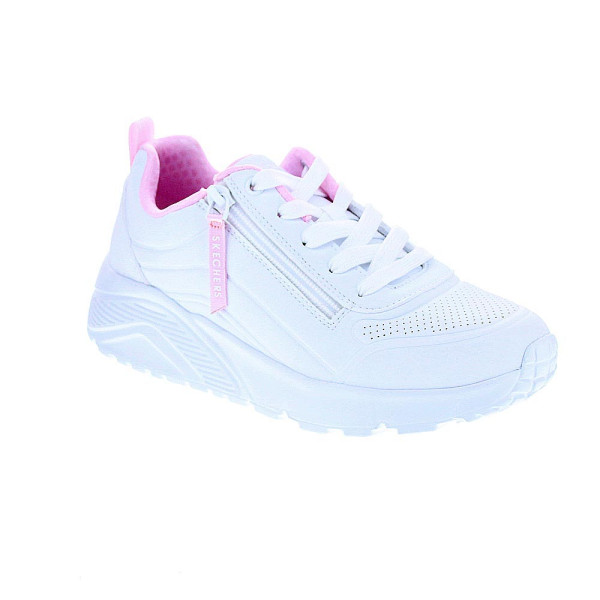 Zapatillas Skechers zapatos Niña modelo Uno Lite 310387L Blanco Cordón