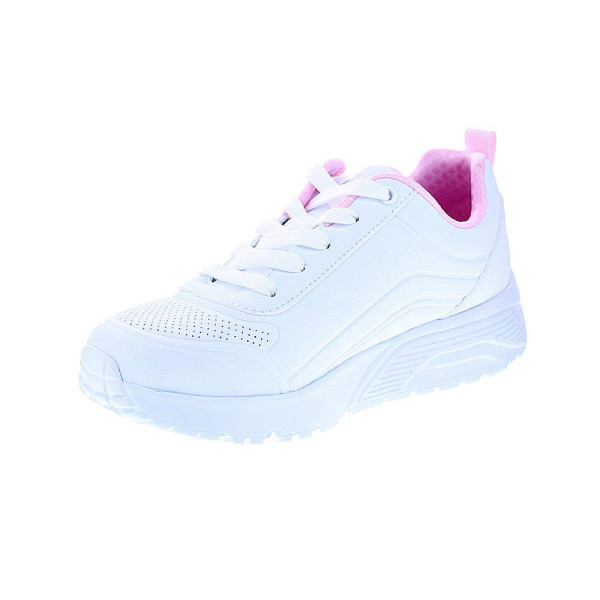 Zapatillas Skechers zapatos Niña modelo Uno Lite 310387L Blanco Cordón