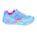 Zapatillas Skechers zapatos Niña modelo Mermaid Dreams Azul Velcro
