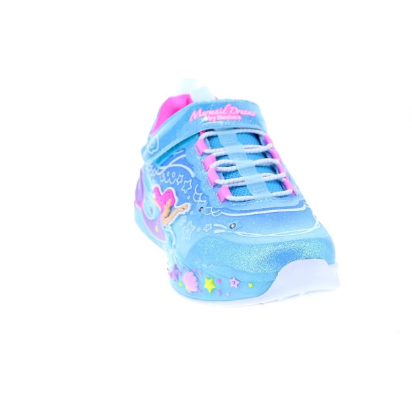 Zapatillas Skechers zapatos Niña modelo Mermaid Dreams Azul Velcro