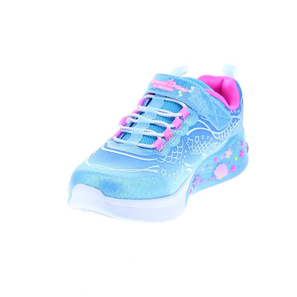 Zapatillas Skechers zapatos Niña modelo Mermaid Dreams Azul Velcro