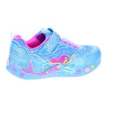 Zapatillas Skechers zapatos Niña modelo Mermaid Dreams Azul Velcro