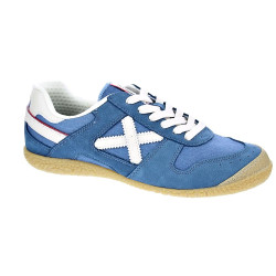 Zapatillas Munich zapatos Hombre modelo Goal 1610 Azul Cordón 2
