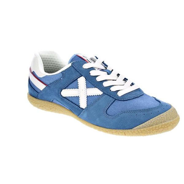 Zapatillas Munich zapatos Hombre modelo Goal 1610 Azul Cordón