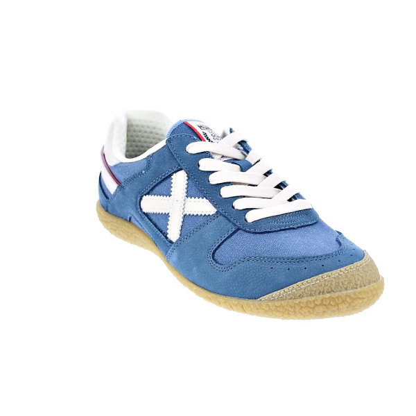 Zapatillas Munich zapatos Hombre modelo Goal 1610 Azul Cordón