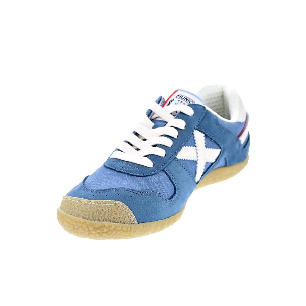 Zapatillas Munich zapatos Hombre modelo Goal 1610 Azul Cordón