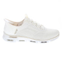 Zapatillas Skechers zapatos Mujer modelo Slip-ins Gratify Pace Blanco Elástico