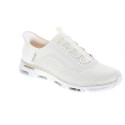 Zapatillas Skechers zapatos Mujer modelo Slip-ins Gratify Pace Blanco Elástico