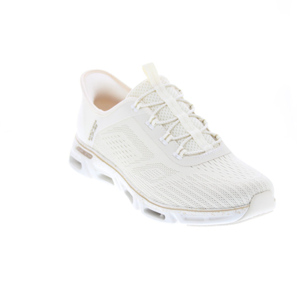 Zapatillas Skechers zapatos Mujer modelo Slip-ins Gratify Pace Blanco Elástico