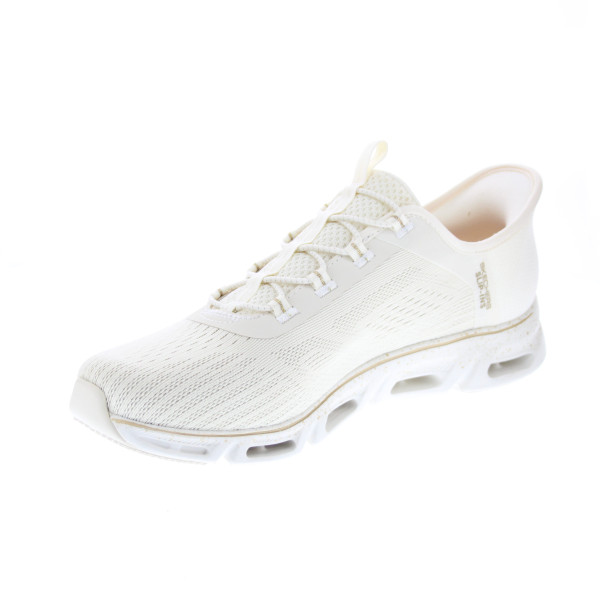 Zapatillas Skechers zapatos Mujer modelo Slip-ins Gratify Pace Blanco Elástico