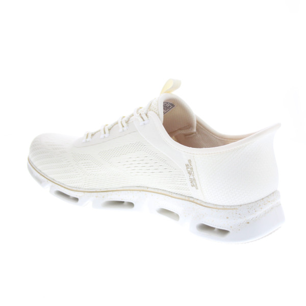 Zapatillas Skechers zapatos Mujer modelo Slip-ins Gratify Pace Blanco Elástico