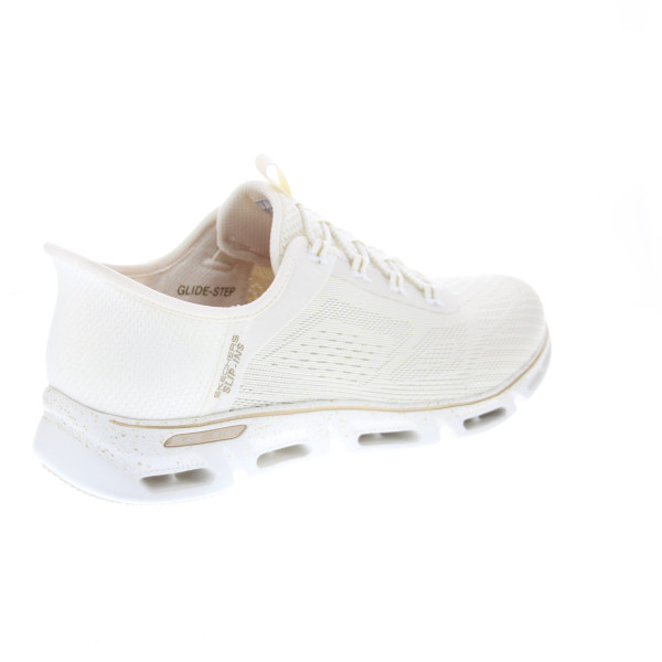 Zapatillas Skechers zapatos Mujer modelo Slip-ins Gratify Pace Blanco Elástico