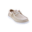 Mocasines Hey Dude zapatos Hombre modelo Wally Stretch Beige Elástico