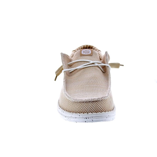 Mocasines Hey Dude zapatos Hombre modelo Wally Stretch Beige Elástico