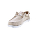 Mocasines Hey Dude zapatos Hombre modelo Wally Stretch Beige Elástico