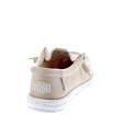 Mocasines Hey Dude zapatos Hombre modelo Wally Stretch Beige Elástico
