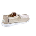 Mocasines Hey Dude zapatos Hombre modelo Wally Stretch Beige Elástico