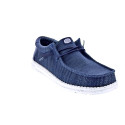 Mocasines Hey Dude zapatos Hombre modelo Wally Stretch Azul Elástico