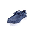 Mocasines Hey Dude zapatos Hombre modelo Wally Stretch Azul Elástico