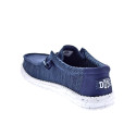 Mocasines Hey Dude zapatos Hombre modelo Wally Stretch Azul Elástico