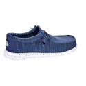 Mocasines Hey Dude zapatos Hombre modelo Wally Stretch Azul Elástico