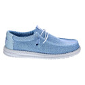 Mocasines Hey Dude zapatos Hombre modelo Wally Stretch Sox Azul Elástico