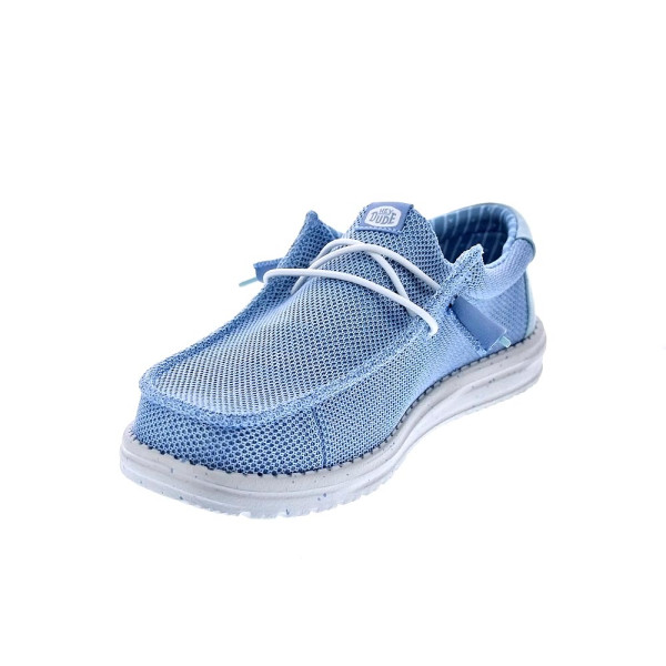Mocasines Hey Dude zapatos Hombre modelo Wally Stretch Sox Azul Elástico