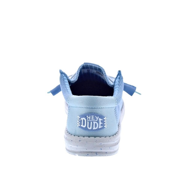 Mocasines Hey Dude zapatos Hombre modelo Wally Stretch Sox Azul Elástico