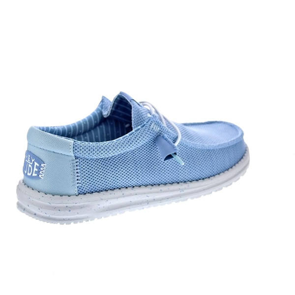 Mocasines Hey Dude zapatos Hombre modelo Wally Stretch Sox Azul Elástico