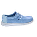 Mocasines Hey Dude zapatos Hombre modelo Wally Stretch Sox Azul Elástico