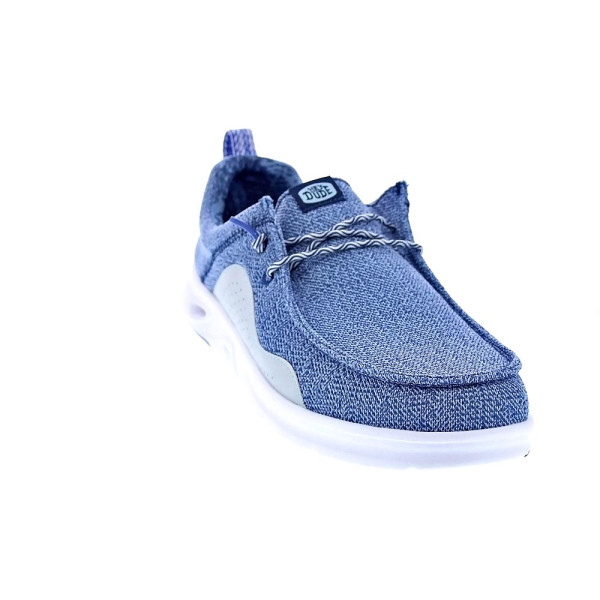 Mocasines Hey Dude zapatos Hombre modelo Wally Hey20 Azul Elástico