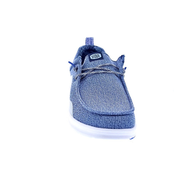 Mocasines Hey Dude zapatos Hombre modelo Wally Hey20 Azul Elástico