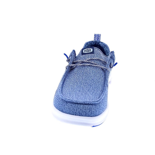 Mocasines Hey Dude zapatos Hombre modelo Wally Hey20 Azul Elástico
